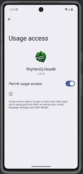 Connected devices list